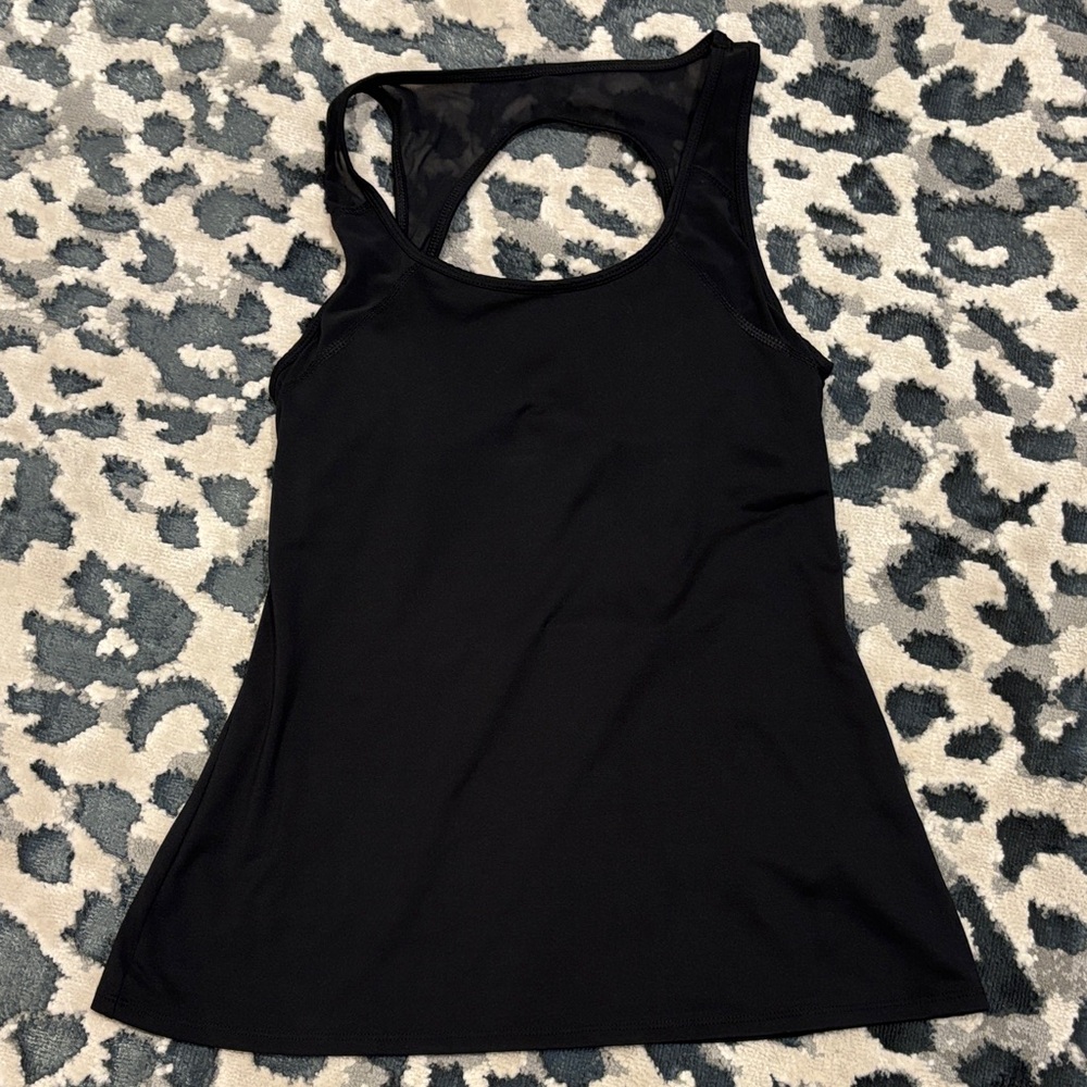 Fabletics Black Racerback Tank Top